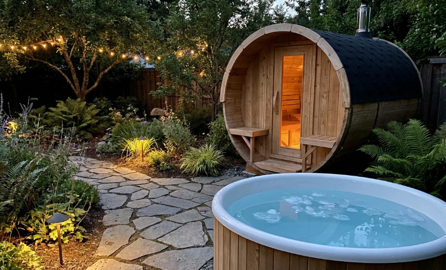 Fitting a Sauna Heater Into a Small Backyard
